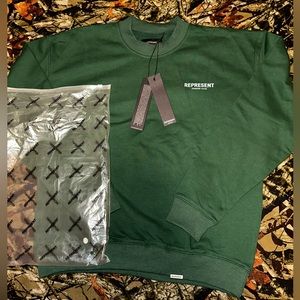 Represent Owners Club Sweater Racing Green Medium